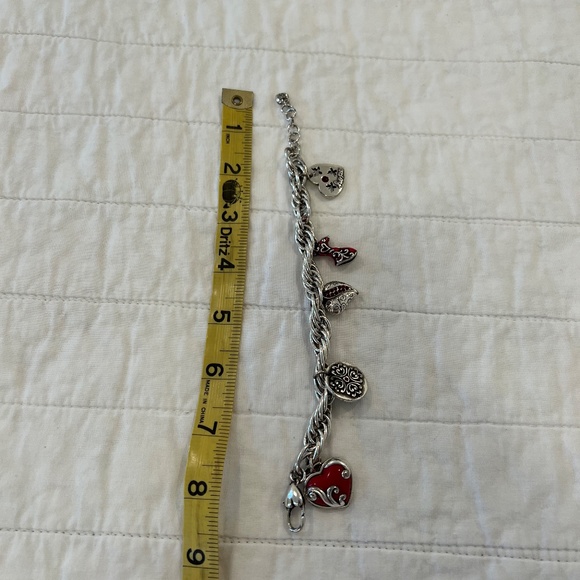 Brighton Red Dress for American Heart Association Bracelet--Size 8" - Picture 5 of 5